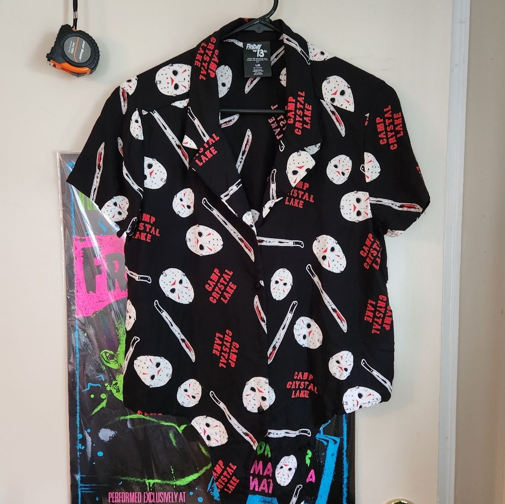 Jason Vorhees cropped top